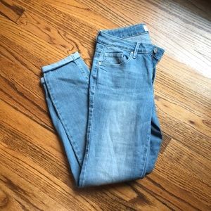 Jessica Simpson forever rolled skinny jeans